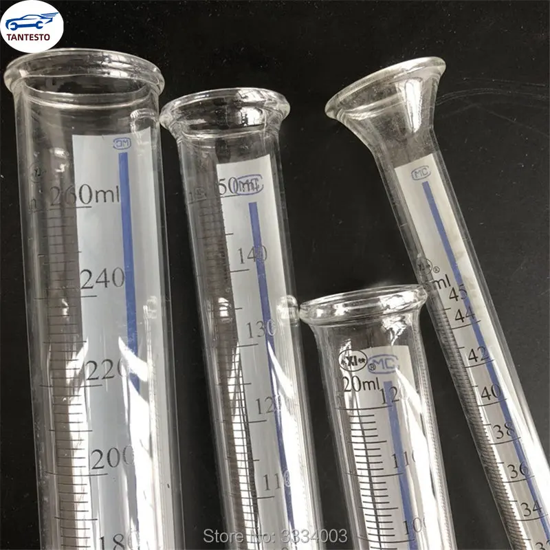 

1PCS 32-260ml Diesel Glass Measuring Cylinder Tube Collector for Injection Pump Test Bench, Common Rail Bench