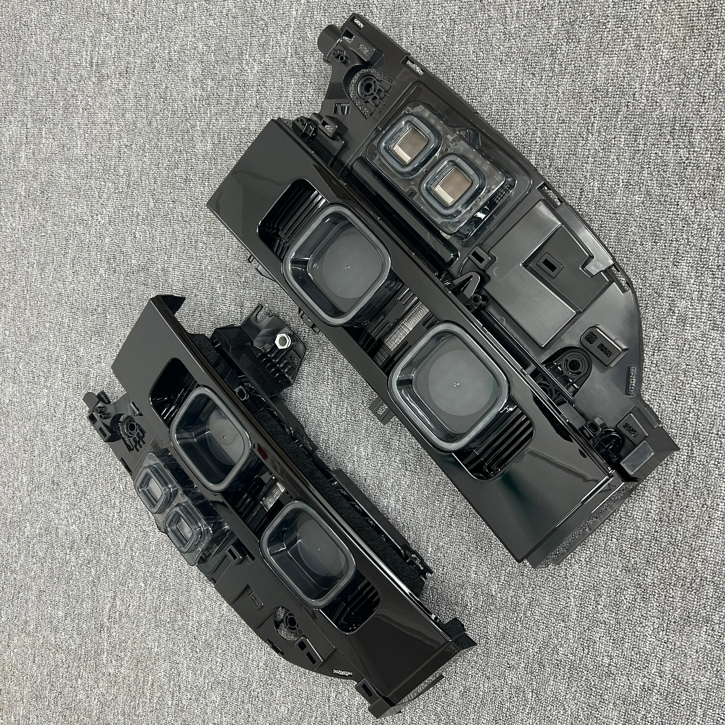랜드로버 디펜더 L663 2020-2025용 스모크 블랙 LED 테일 라이트, 직접 교체형 리어 램프 어셈블리