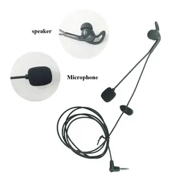 Universal 3.5mm Wired In - Ear Headphones for Communication Devices (Left earphone)
