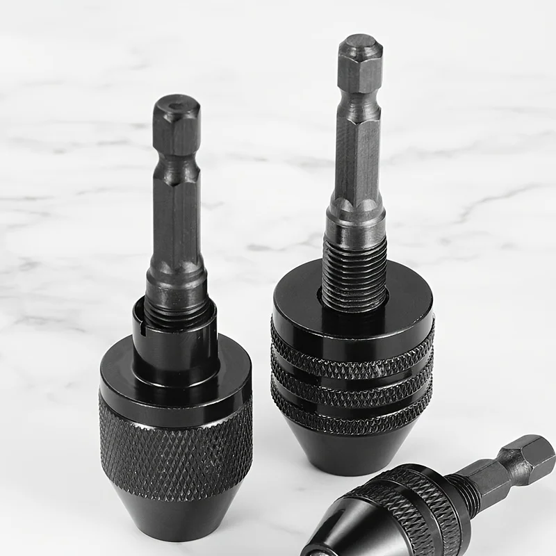 Schnellspannbohrfutter, 1/4, 1/8, 1/16 Zoll Sechskant- und Rundschäfte, kleiner Bohrfutter-Wechseladapter – Detail 4
