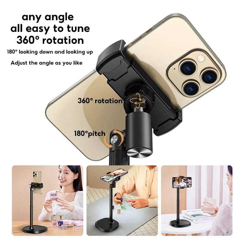 MoZhao Mobile Phone Magnetic Suction Stand Desktop Mobile Phone Stand Lift Adjustment Magsafe for IPhone 12/14/13promax TikTOK