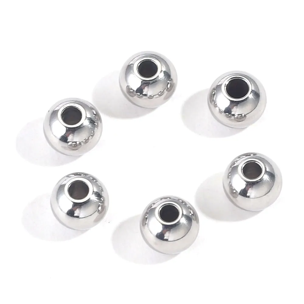 Edelstahl Spacer Perlen für Armbänder Schmuck Zwischenschicht DIY Separatoren für Edelstahl Schmuck Materialien Zubehör – Detail 2
