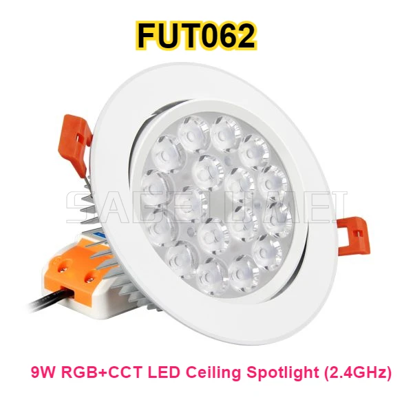 MiBoxer 6/9/12/15/18/25W RGB + CCT LED Downlight Dimmable FUT060 FUT062 FUT063 FUT064 FUT065 FUT066 FUT068 FUT092 Remote FUT069 led downlight recessed ceiling spotlight ceiling lamps