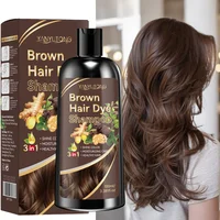 Shampoing traité de couleur au curcuma 3 en 1, shampooing nourrissant traité de couleur, formule douce, à base de plantes, beige clair 4