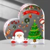 1pc Christmas gift Decorations Cute Heart Shaped Christmas Dining Table Home Decoration 1