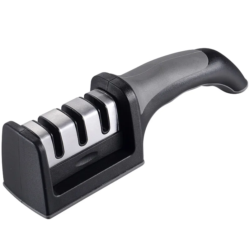 Manual Knife Sharpener 3 Stage Steel Diamond Ceramic Coated Knife Sharpener Kitchen Sharpening Tools KC0193 