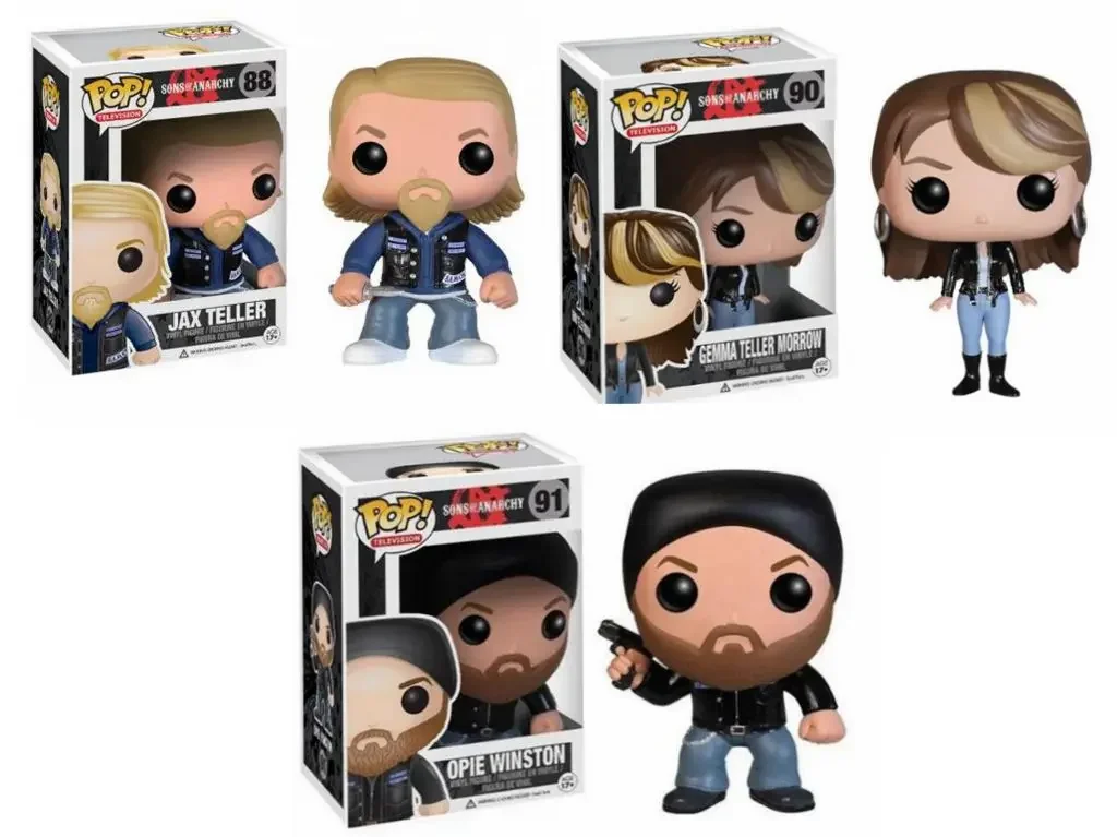thumbnail image 2 of FUNKO Sons of Anarchy Opie Winston 91# JAX TELLER 88# Gemma Teller Morrow 90# Figura de acción Juguetes coleccionables para niños, 2 of 5