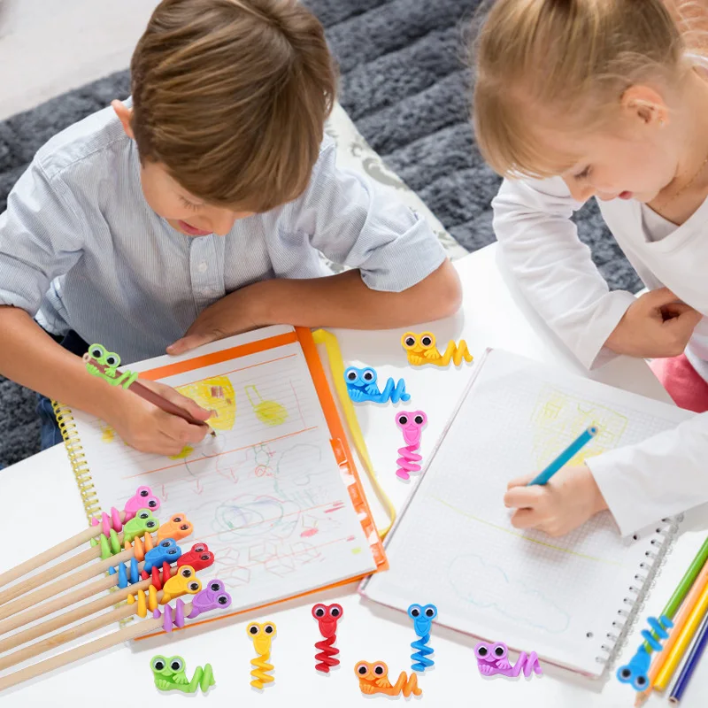 10/20 Stücke Lustige Cartoon Bleistift Topper Big Eye Stift Kappe Kinder Geburtstag Party Favors Pinata Füllstoff Weihnachten Geschenke Spielzeug schule Belohnungen – Detail 3