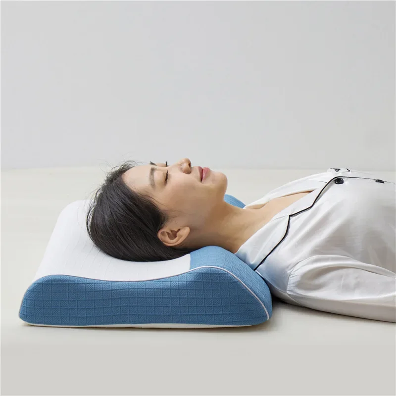 New Thailand Natural Latex Pillow Removable and Washable Pillowcase Household Traction Neck Pillow 6