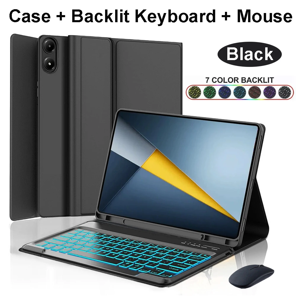 Bluetooth Wireless Tablet Stand Case - Protective Smart Folio Cover in Sleek Design