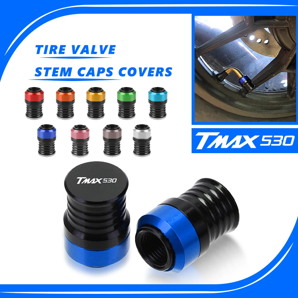 

Motorcycle Wheel Tire Valve Stem Caps Airtight Cover For YAMAHA TMAX 530 SX DX 2012 - 2022 2021 2020 2016 2017 2018 2019 tmax530