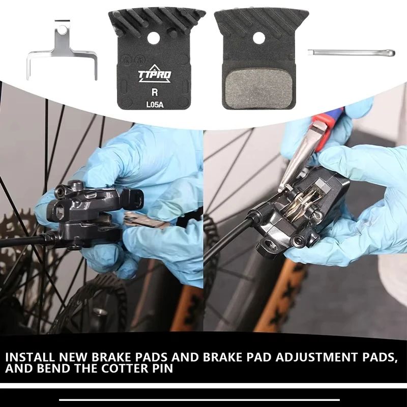 TTPRO Bike Brake Pad Resin Disc Pads For SHIMANO J05A L05A