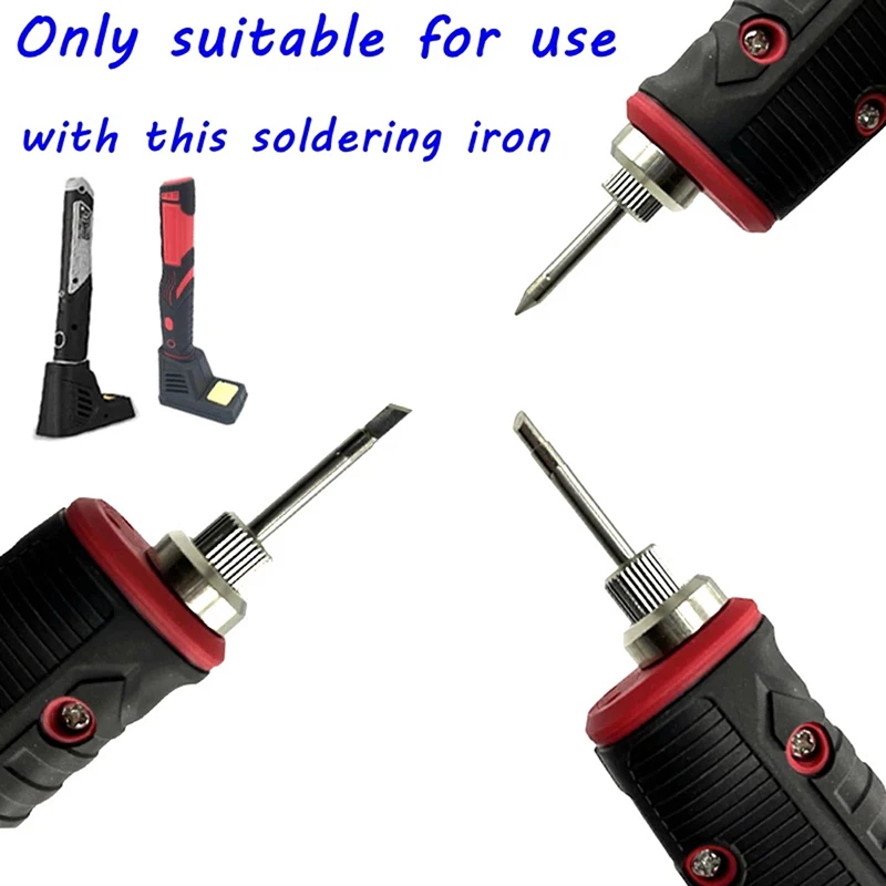 

1 Pc Welding Soldering Iron Tips USB Soldering Iron Head Replacements Threaded Fits For E10 Interface Soldering Iron