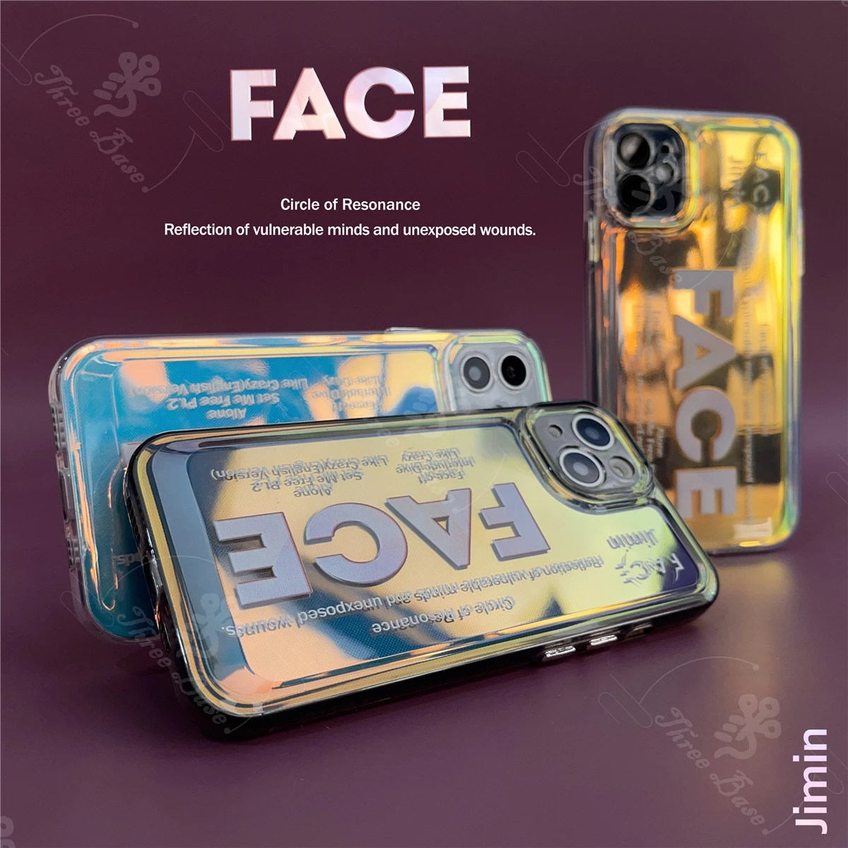 Bts Jimin Laser Phone Case For Iphone - Gq Suga Design
