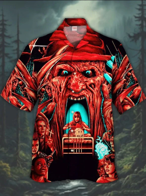 Hawaiian Shirt Halloween Chucky 3d Print For Men Women