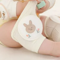Baby Cartoon Knee Pads Cotton Mesh Crawling Elbow Toddler Protector Safety Infant Kneepad Leg Warmer Kids Cushion Legging 2