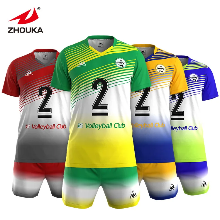 Volleyball Uniform Custom-Made Suit Men'S Match Dress Quick Dry Air Volleyball Jersey Training Uniform Shorts Sleeve U01-1