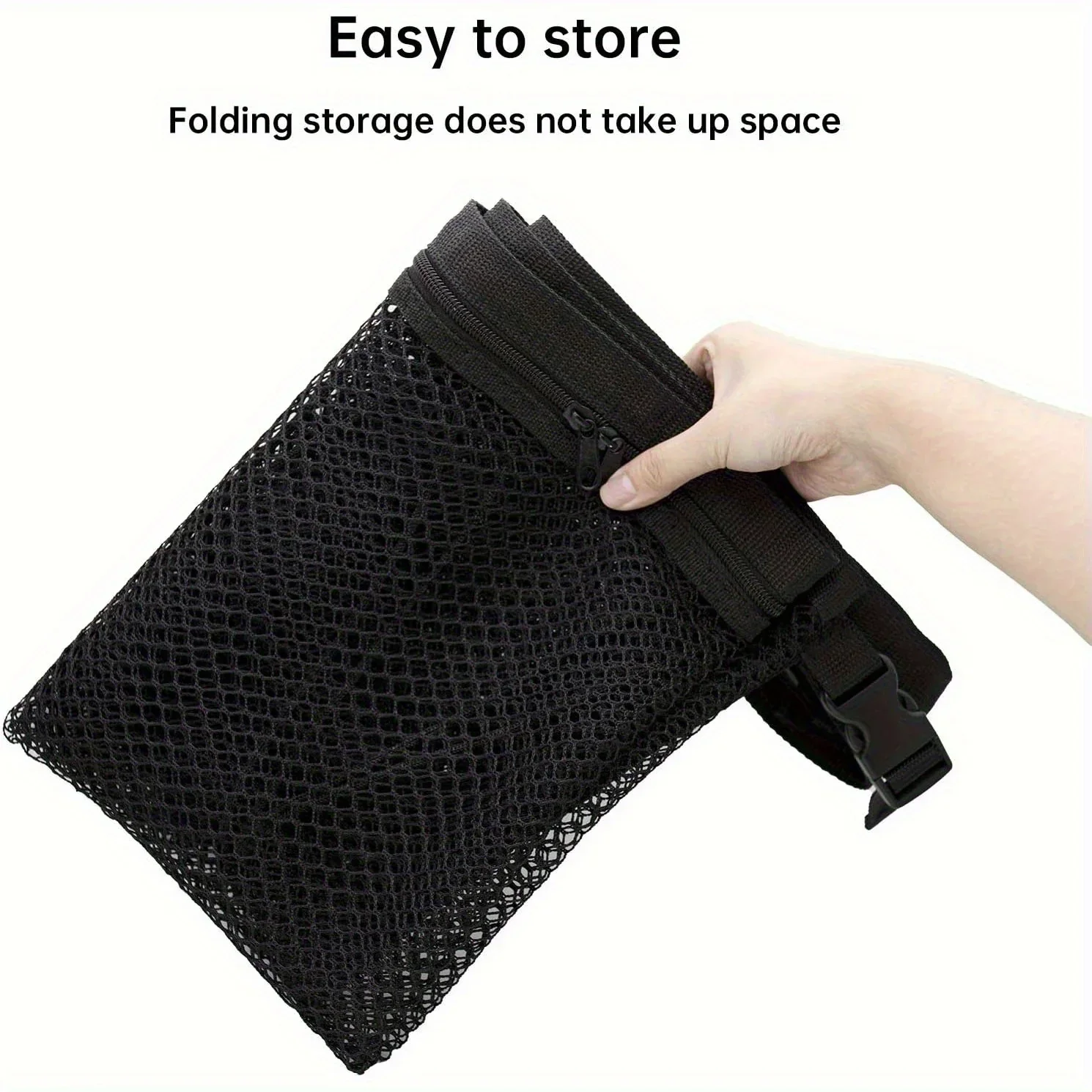 New-Car Ceiling Storage Net Pocket Roof Interior Cargo Net Bag Car Trunk Storage Pouch Sundries Storage Organizer Black
