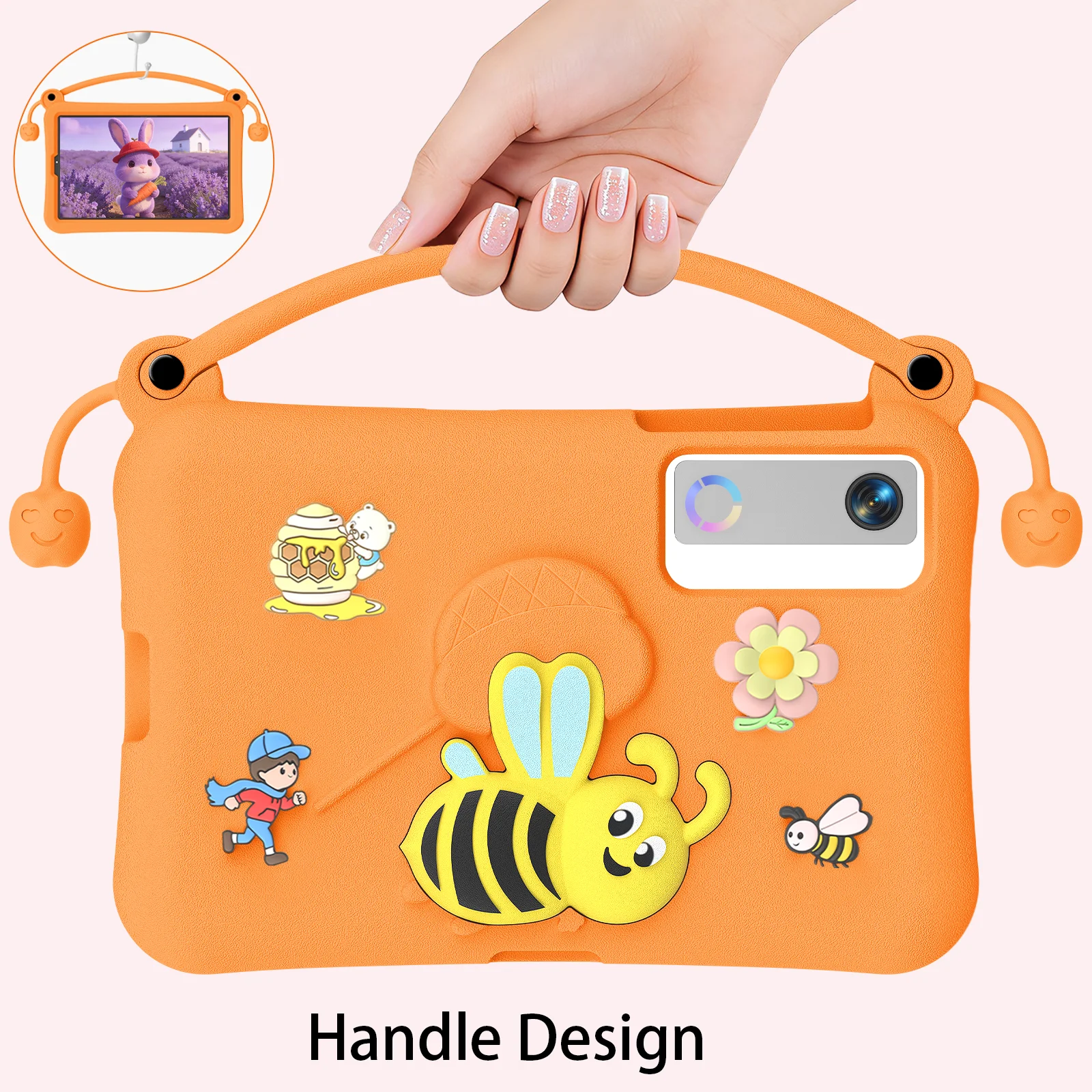Durable Shockproof Handle Stand Tablet Case