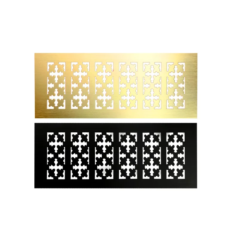Aluminum alloy rectangular air vent grille ventilation cover Closet Shoe Wardrobe Cabinet Mesh Hole louver vent home Decor cover air vent grille ventilation grille air vent cover