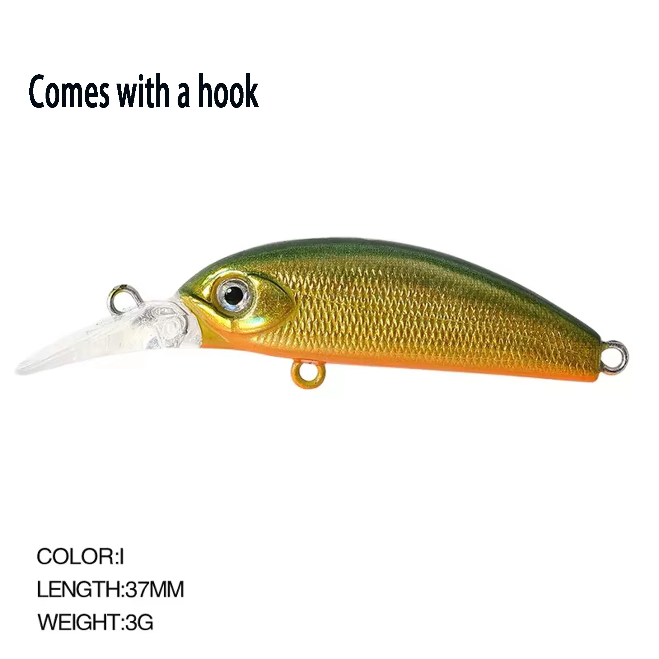 Micro All-Layer Sinking Minnow Hard Bait - Bionic Stream Fishing Lure