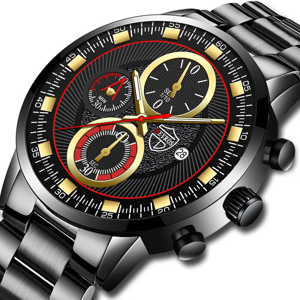 

New Men's Watch Student Fashion Calendar Luminous Quartz Watch Spot Reloj De Hombre