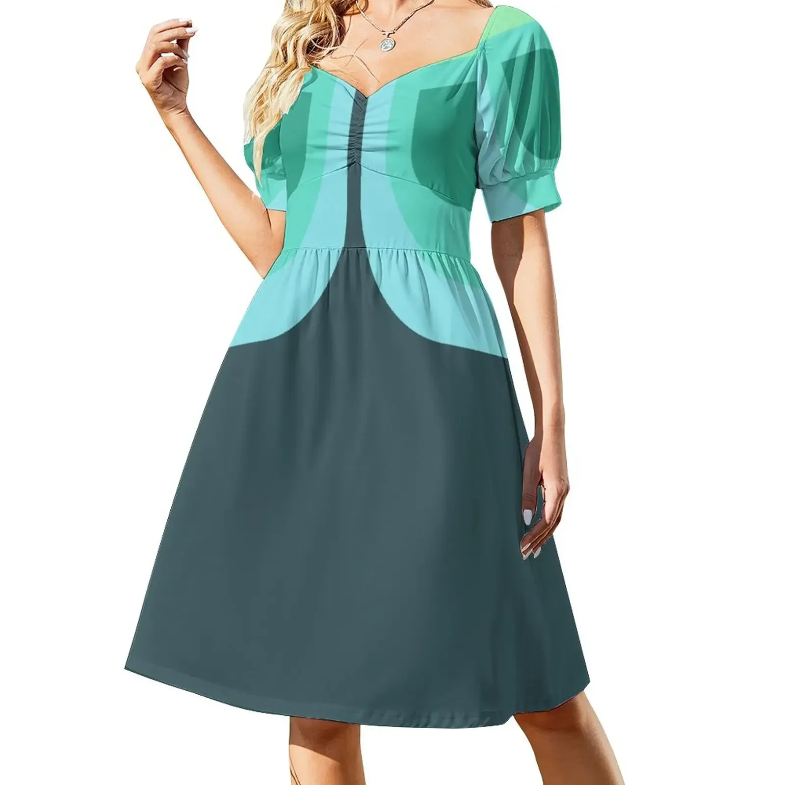 thumbnail image 1 of Vestido de manga corta Jolly June Vestidos de fiesta para mujer Vestido de verano para mujer, 1 of 8