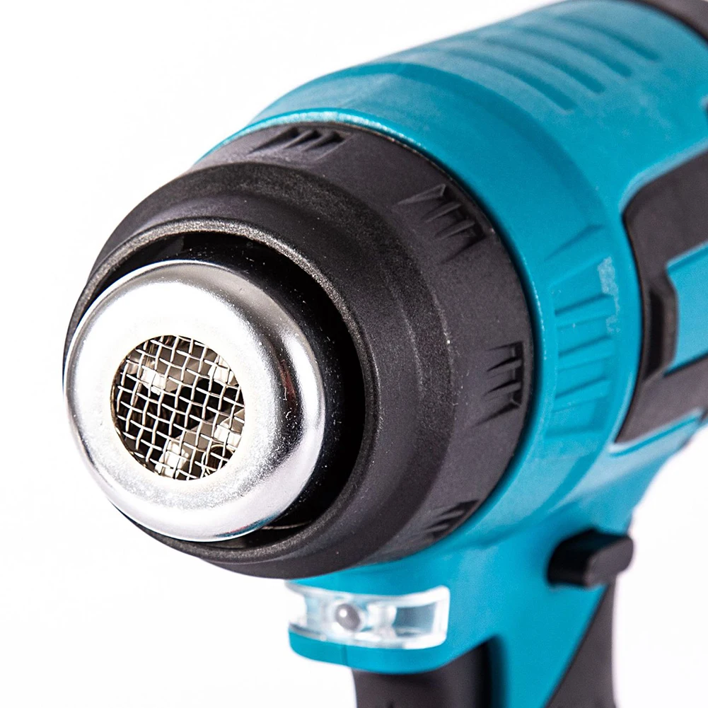 Cordless Hot Air Gun Handheld Hot Air Gun with 3 Nozzles Heat Thermal Blower Rechargeable LED Light for Makita Battery