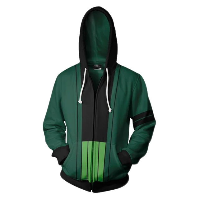 Moletom Anime One Piece estampado Roronoa Zoro 3D Masculino