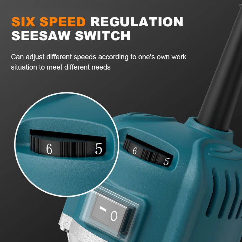 Wood Router 220V 800W Variable Speed Woodworking Electric Trimmer Wood Milling Engraving Slotting Trimming Machine DIY Tools