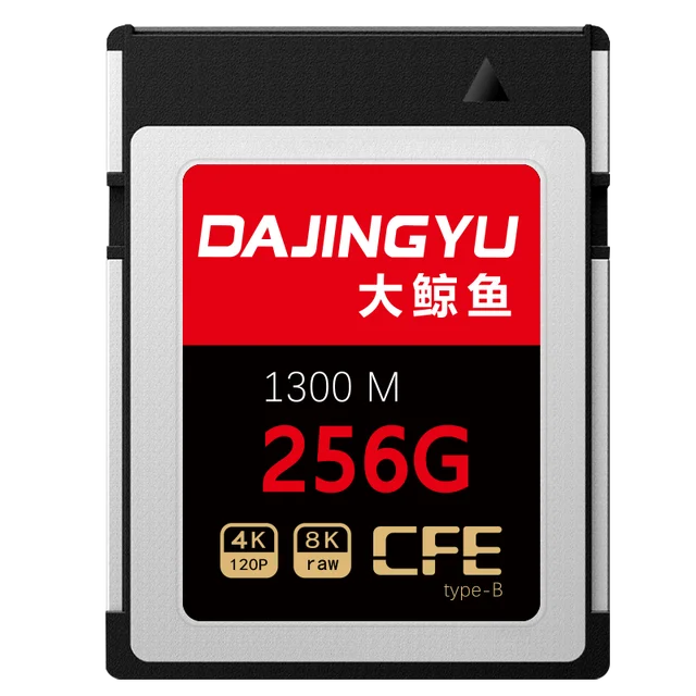 DAJINGYU Cfexpress Xqd Card CFE Type B Highspeed Camera Card 56GB