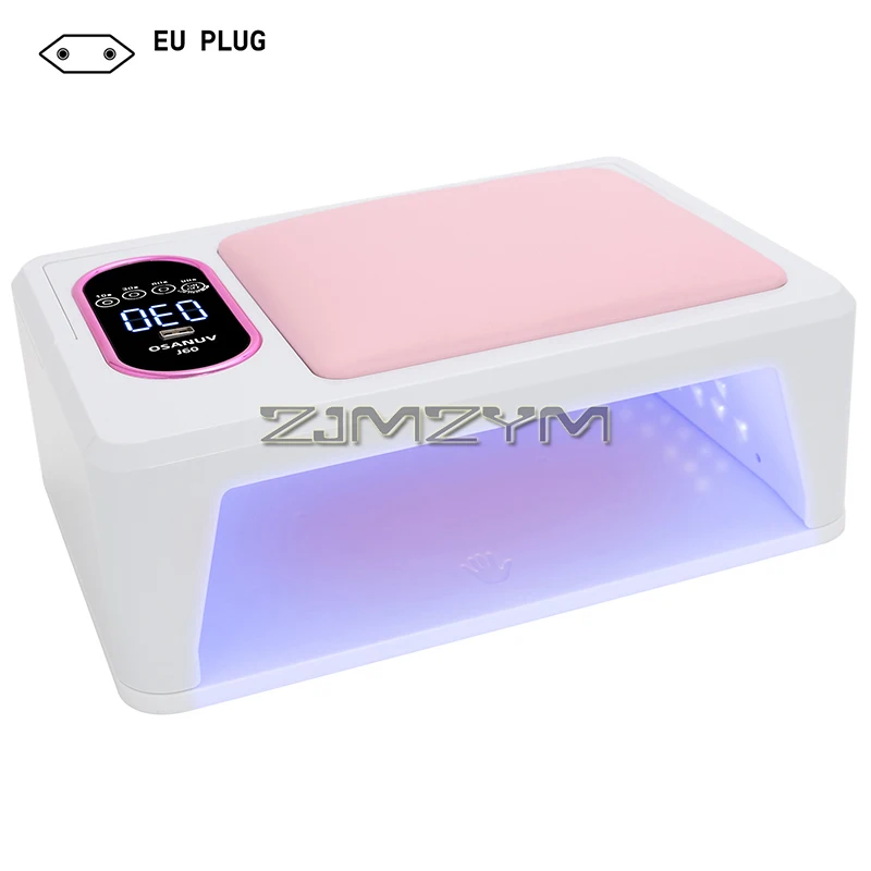 UV LED 네일 램프, 288W 네일 램프, 네일 드라이어 젤 광택제 UV 네일 라이트, 4 타이머 설정, 디스플레이 포함 빠른 건조 경화 램프