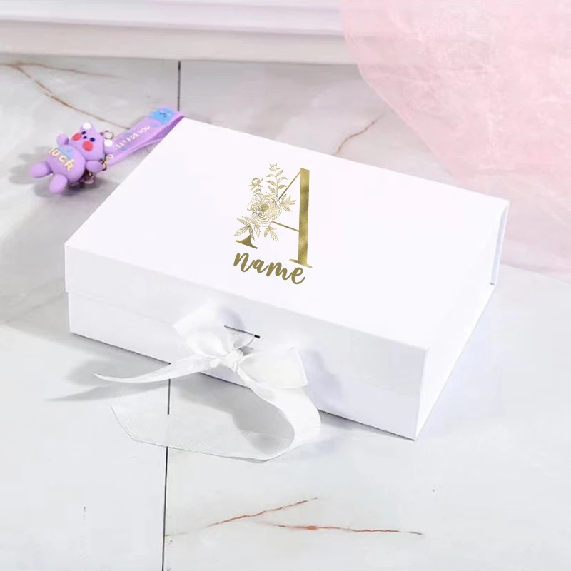 Custom initial Gift cardboard boxes for wedding birdesmaid gift box birthday party personization bow tie empty gift boxes 1 Sbb112b36b48e4af7863ad5e482c311f1f