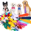 50PCS Bulk Dog Bowtie Small Dog Puppy Neckties Solid  Adjustable Bow Tie For Large DogsTies Elastic Dand Pet  Accessories 1