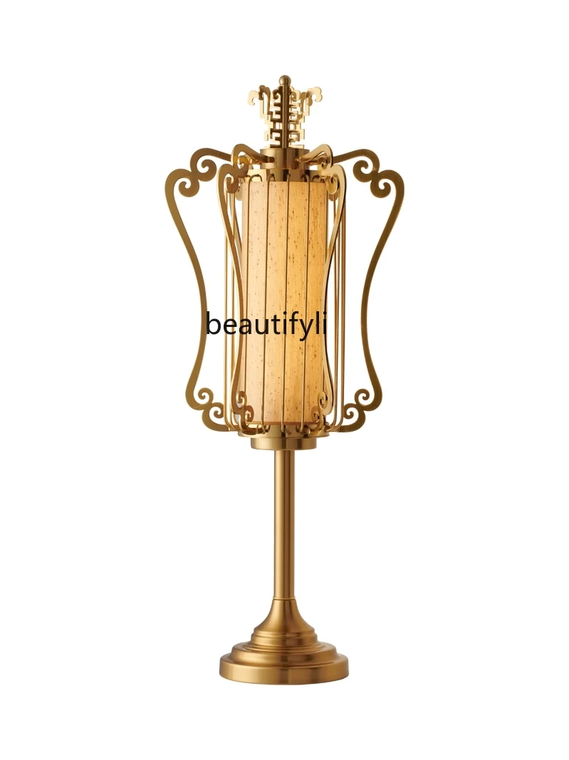 

New Chinese Classical Table Lamp Retro Zen Tea Room Club Floor Lamp Lamp in the Living Room