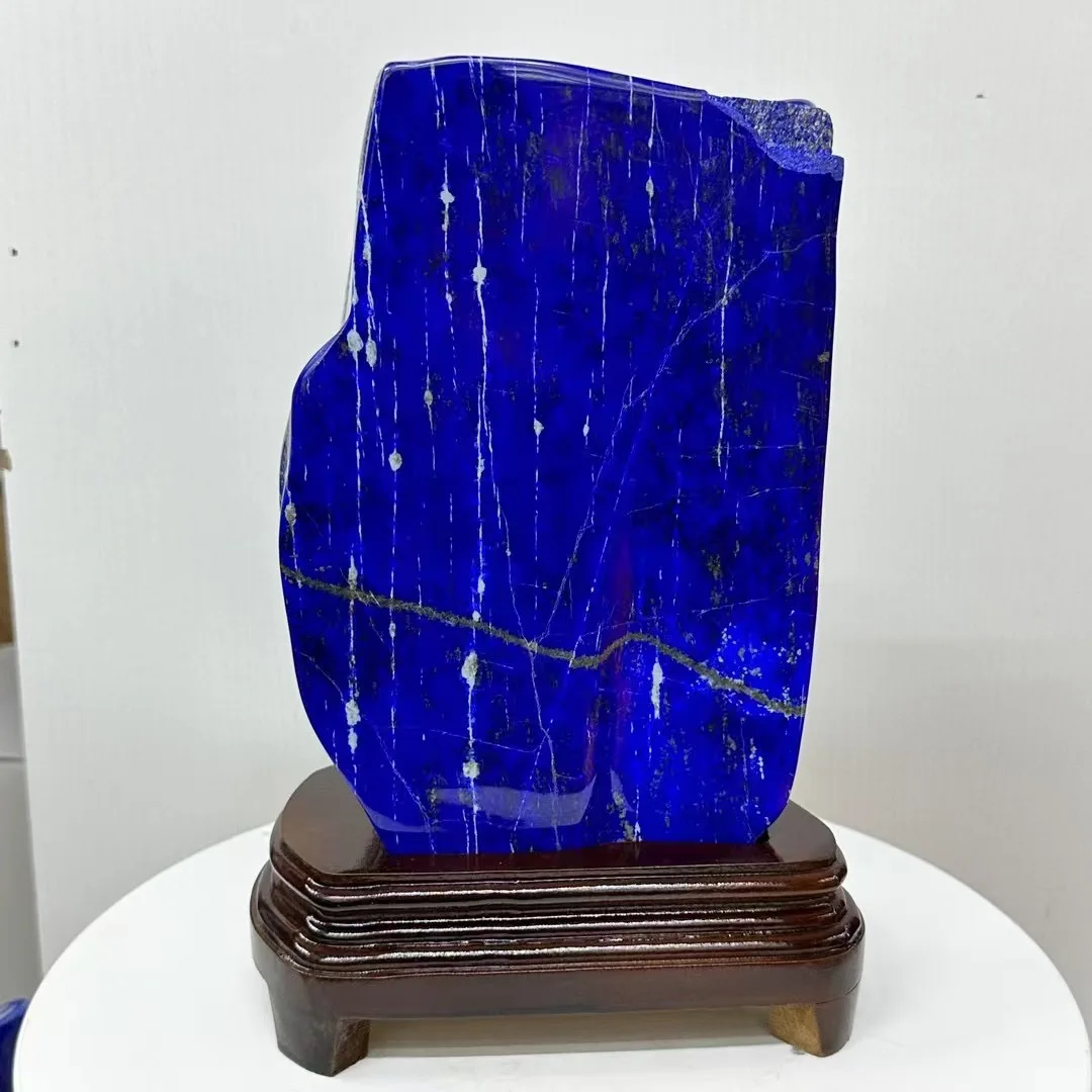 TOP Quality Natural Lapis Lazuli Original Raw Mineral Specimen Rock Crystal Furnishings Healing Apartment Decorate Smooth Stones 3