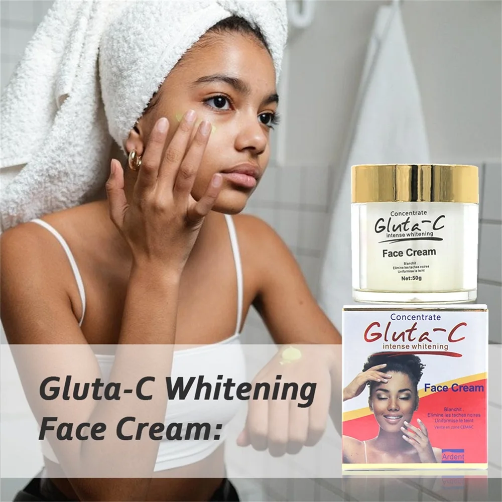 Gluta-C Intensive Whitening Face Cream Anti-melanin Activation Anti-wrinkle Moisturizing Glutathione Vitamin C Beauty Cream 50g