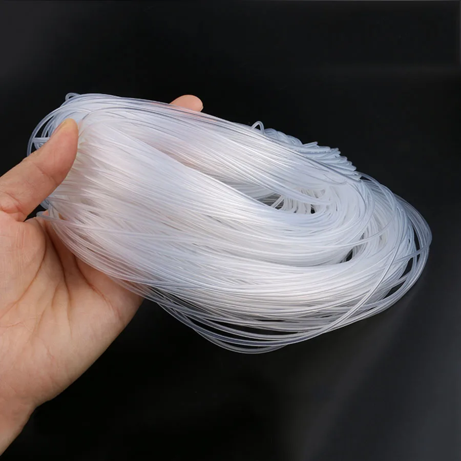 Food Grade Silica Capillary Transparent Silicone Hose ID 0.5-4mm / OD 1-8mm Flexible 5M