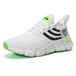 Unisex Lightweight Breathable Casual Sneakers for Sports and Everyday Wear (WHITE)