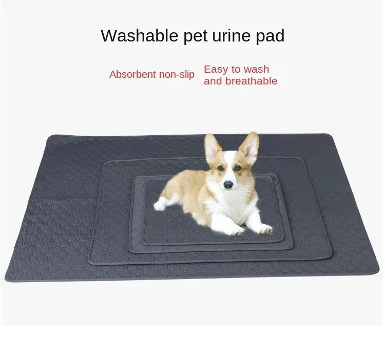 

Dog Pee Pads Blanket Reusable Highly Absorbent Diaper Washable Puppy Training Pad Pet Bed Urine Mat for Pet Car Seat Cover