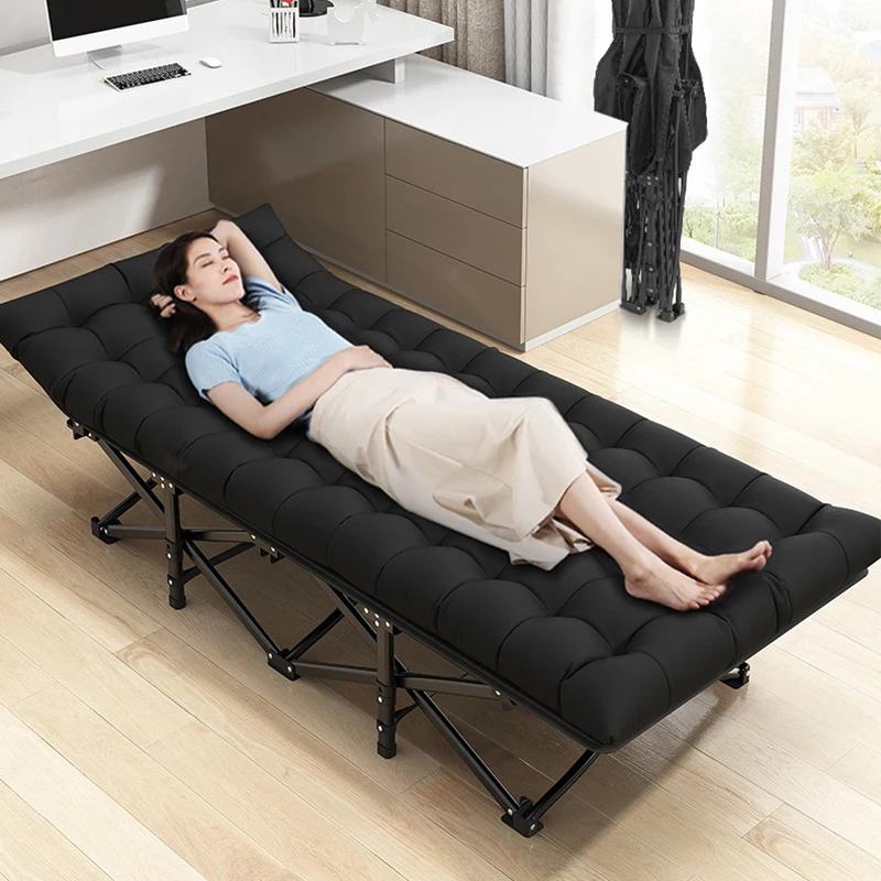 71188OutdoorcampingsimplefoldingbedSingleOfficeLunchBed