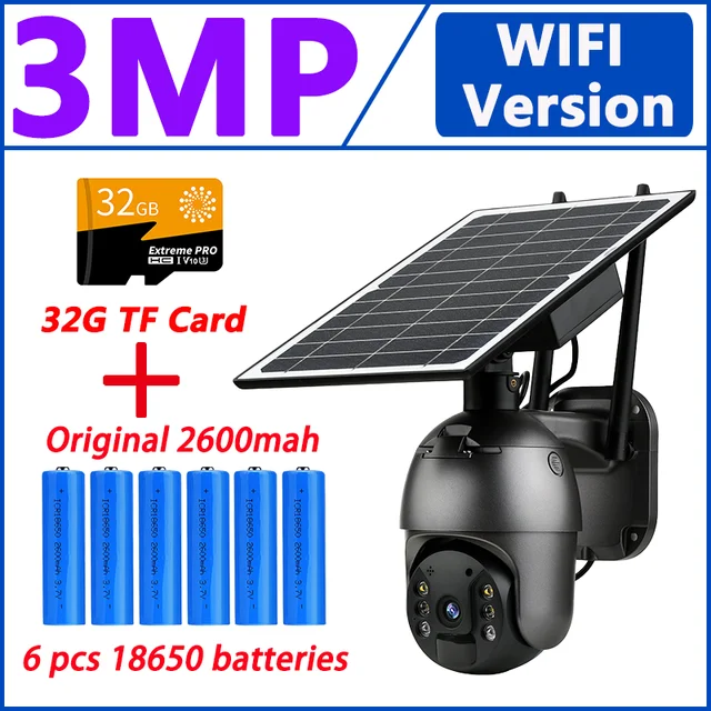 3MP WIFI Battery 32G