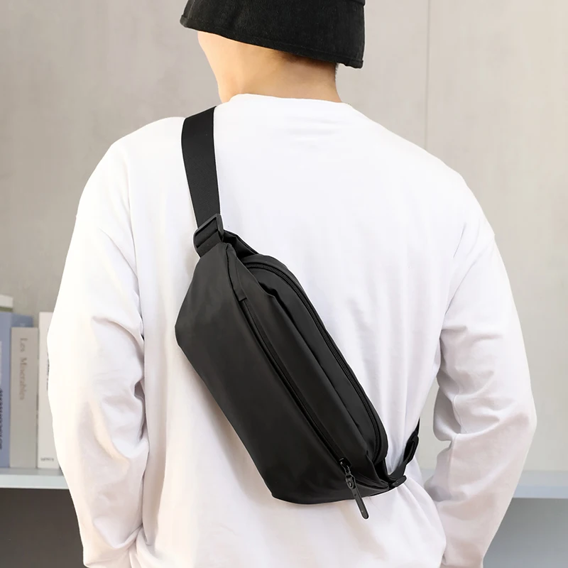 패션 트렌드 남자 벨트 가방 전화 지갑 디자이너 도난 방지 패니 팩 럭셔리 브랜드 어깨 크로스 바디 가슴 가방 남성 허리 가방