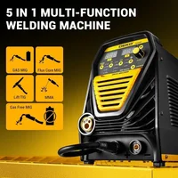 200A MIG/MMA Welder, DC Inverter Welding Machine,110V/220V Fully Digitally Control with Wire Brush,Earthing Cable,Digital Panel 2