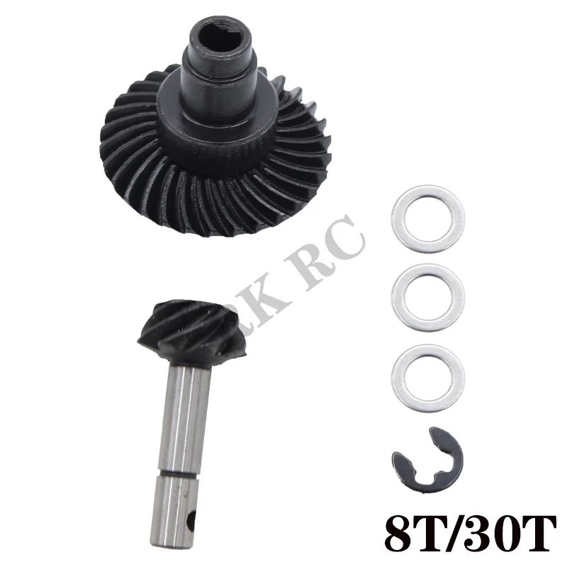 8T 24T/27T/30T/33T AR44 Locker Kegelräder Overdrive für 1/10 RC Rock Crawler Axial SCX10 I II III 90046 Capra 1.9 Portalachse – Detail 2