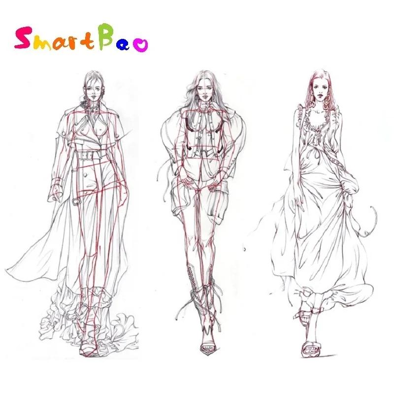 Fashion Sketch Template Model Sketch For Fashion Design Body Template  Plastic Croquis Poses Ruler Rulers AliExpress | centenariocat.upeu.edu.pe