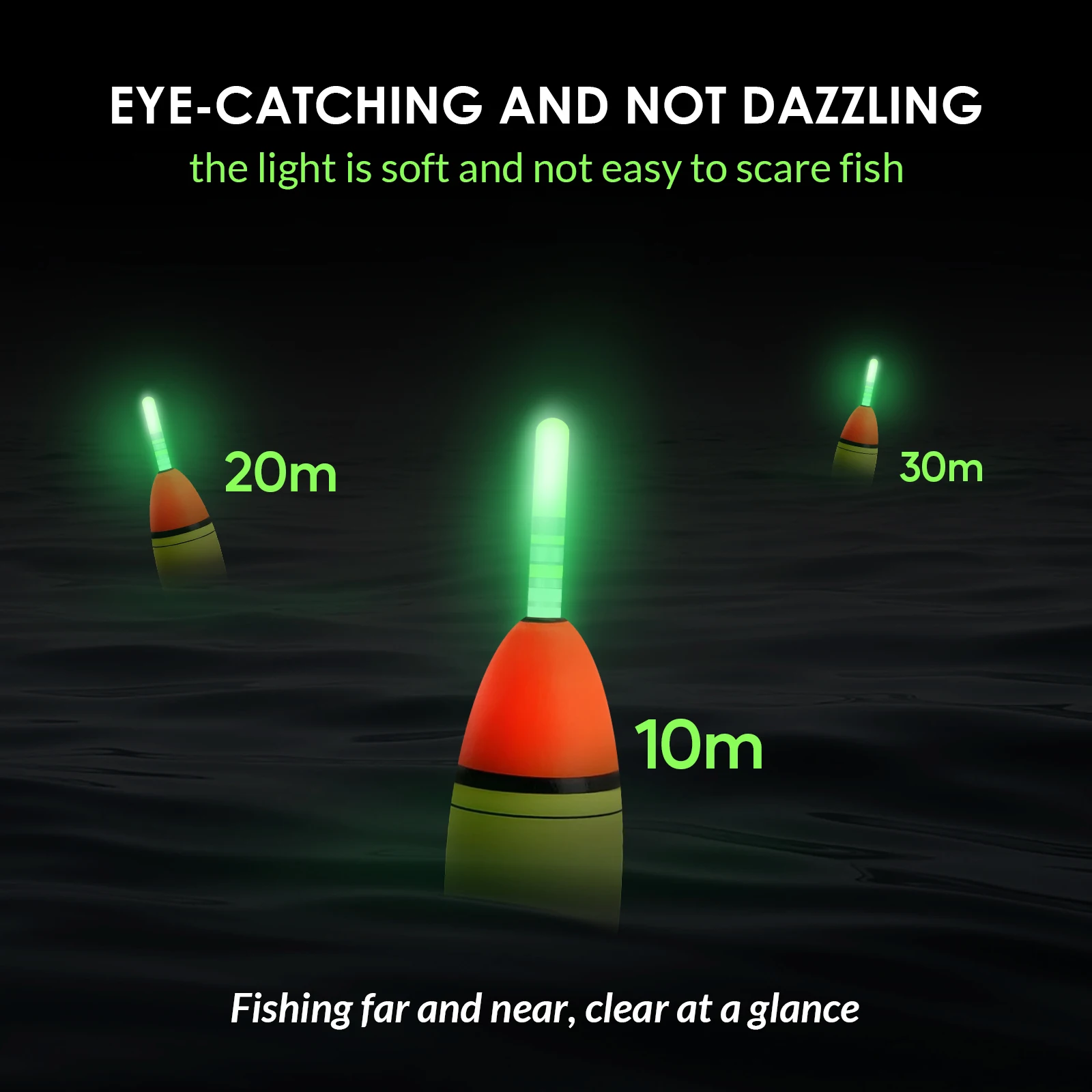 6pcs Led Fishing Glow Sticks Set 4.1cm Night Fishing Float Rod Tip Glow  Sticks Glow in The Dark Fluorescent Luminous Light Stick - AliExpress