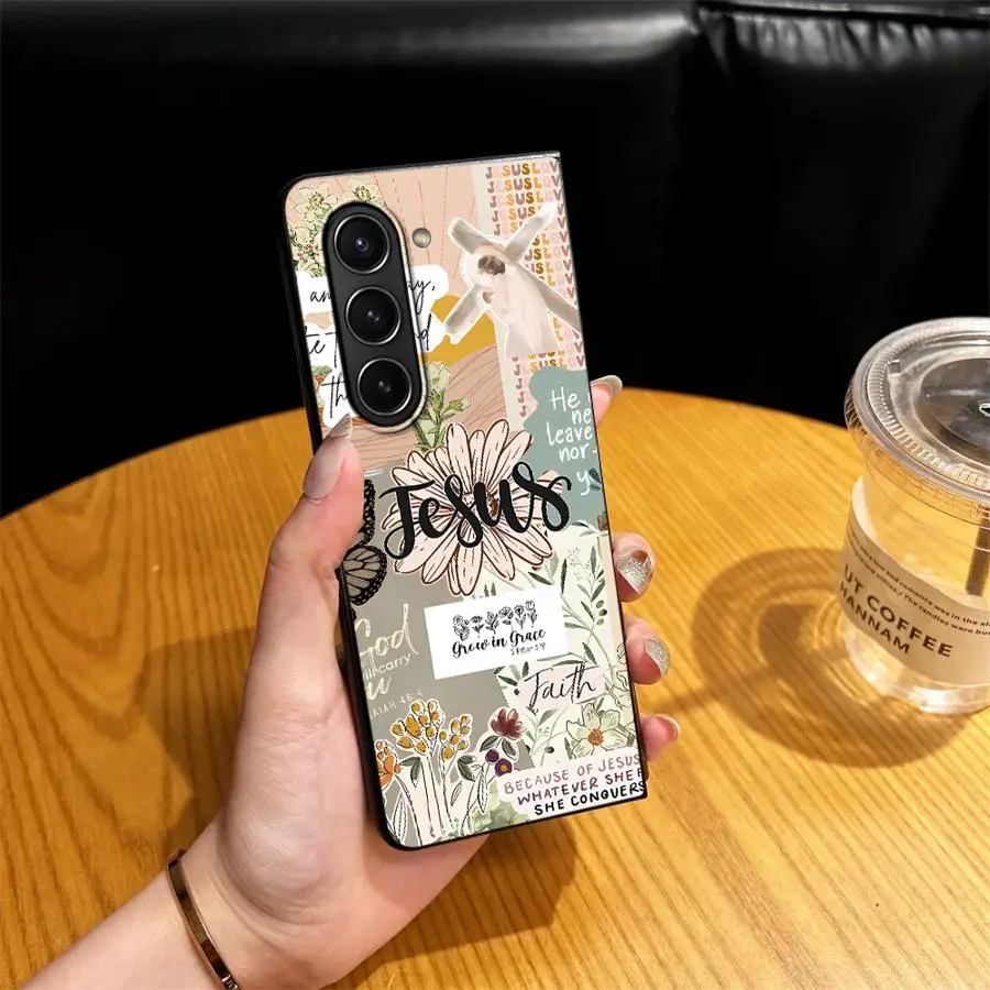 Jesus Collage Pattern Phone Cover Case