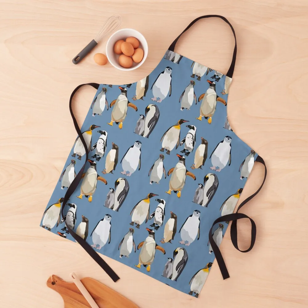 

Mixed Penguin Apron Customizable Apron Aprons For Women
