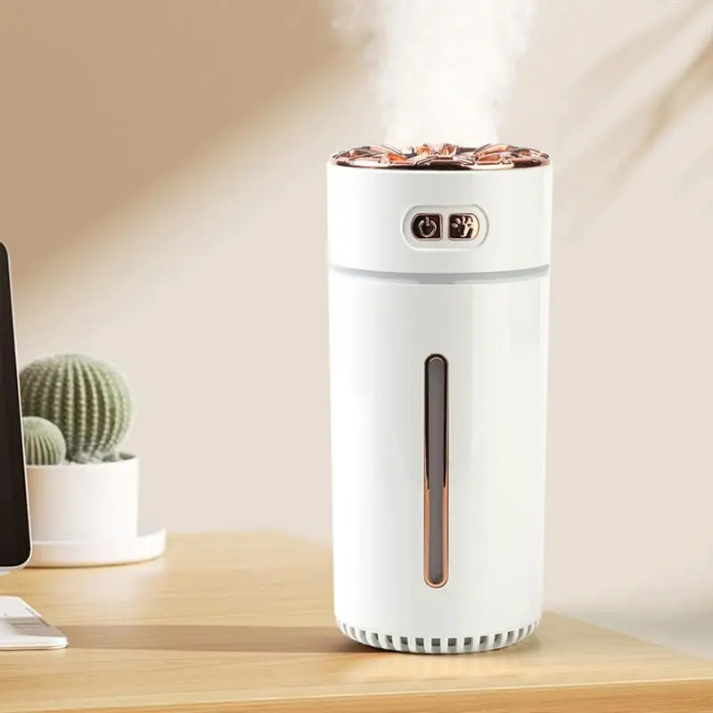 Personal Desktop Humidifier Mini LED 300ml Air Humidifier Silent Design Home Humidifiers For Yoga Studios Bedroom And Game Room